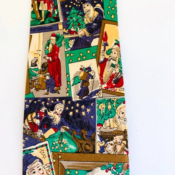 TWO Robert Talbott SPECIAL CHRISTMAS HOLIDAY 100% Silk Hand Sewn Tie LIMITED - Picture 15 of 15